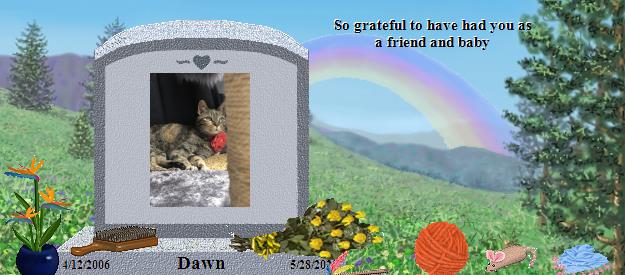 Dawn's Rainbow Bridge Pet Loss Memorial Residency Image