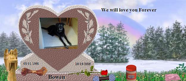 Bowen's Rainbow Bridge Pet Loss Memorial Residency Image