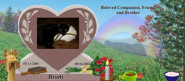 Brody's Rainbow Bridge Pet Loss Memorial Residency Image