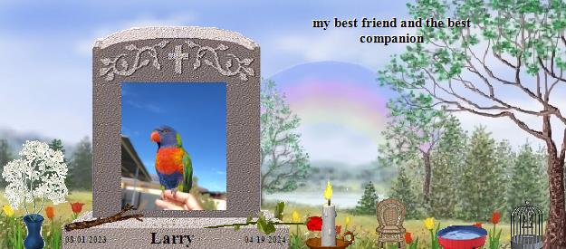 Larry's Rainbow Bridge Pet Loss Memorial Residency Image