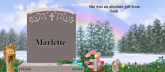 Marlette's Rainbow Bridge Pet Loss Memorial Residency Image