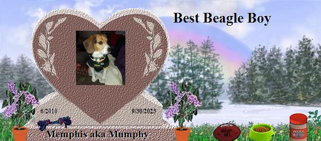 Memphis aka Mumphy's Rainbow Bridge Pet Loss Memorial Residency Image