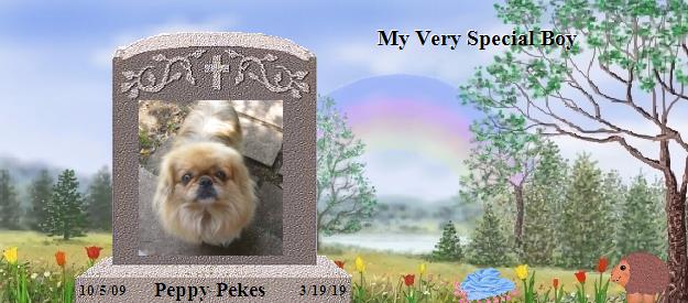 Peppy Pekes's Rainbow Bridge Pet Loss Memorial Residency Image