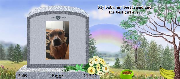 Piggy's Rainbow Bridge Pet Loss Memorial Residency Image