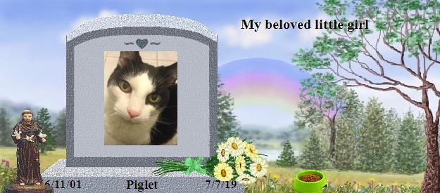 Piglet's Rainbow Bridge Pet Loss Memorial Residency Image