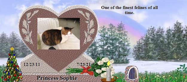 Princess Sophie's Rainbow Bridge Pet Loss Memorial Residency Image