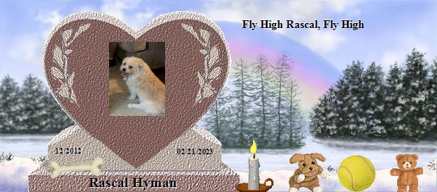 Rascal Hyman's Rainbow Bridge Pet Loss Memorial Residency Image
