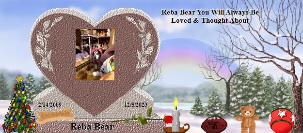 Reba Bear's Rainbow Bridge Pet Loss Memorial Residency Image