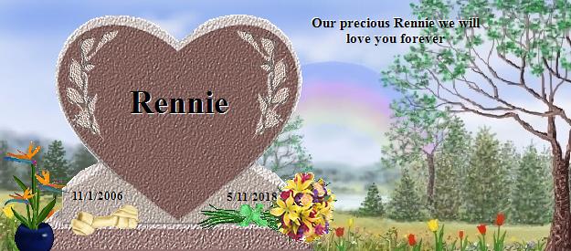 Rennie's Rainbow Bridge Pet Loss Memorial Residency Image