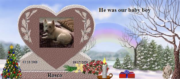Rosco's Rainbow Bridge Pet Loss Memorial Residency Image