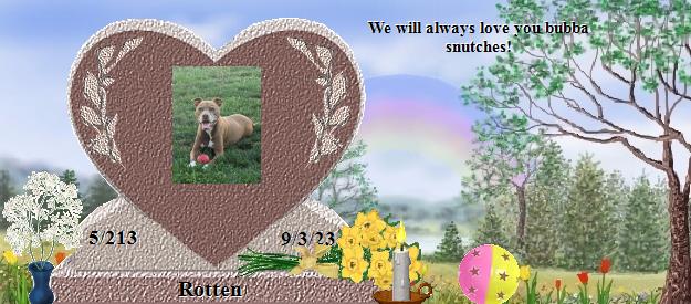 Rotten's Rainbow Bridge Pet Loss Memorial Residency Image