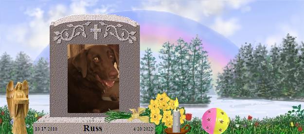 Russ's Rainbow Bridge Pet Loss Memorial Residency Image