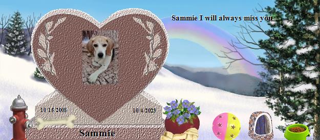 Sammie's Rainbow Bridge Pet Loss Memorial Residency Image