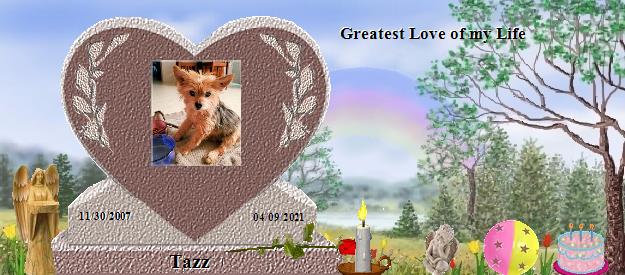 Tazz's Rainbow Bridge Pet Loss Memorial Residency Image