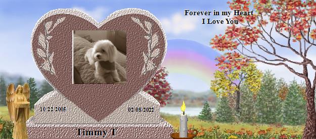 Timmy T's Rainbow Bridge Pet Loss Memorial Residency Image