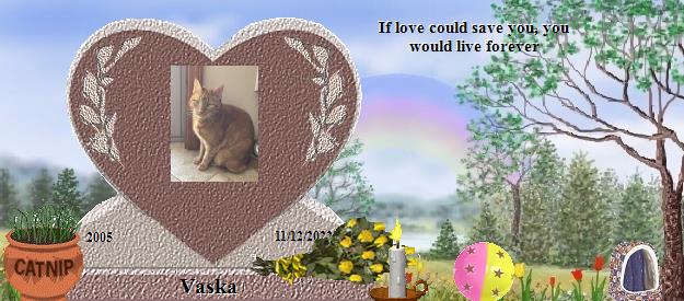 Vaska's Rainbow Bridge Pet Loss Memorial Residency Image