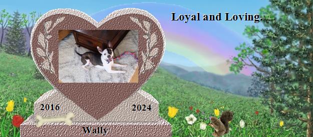 Wally's Rainbow Bridge Pet Loss Memorial Residency Image