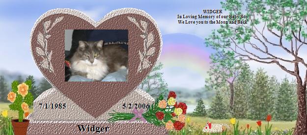 Widger's Rainbow Bridge Pet Loss Memorial Residency Image