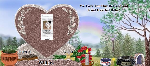 Willow's Rainbow Bridge Pet Loss Memorial Residency Image