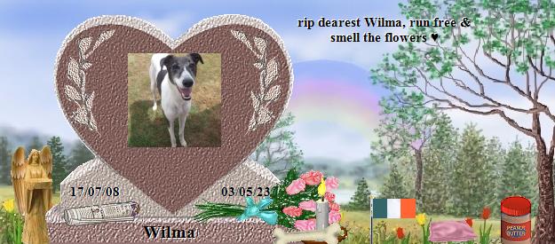 Wilma's Rainbow Bridge Pet Loss Memorial Residency Image