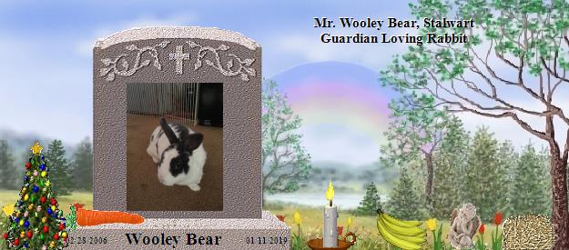 Wooley Bear's Rainbow Bridge Pet Loss Memorial Residency Image