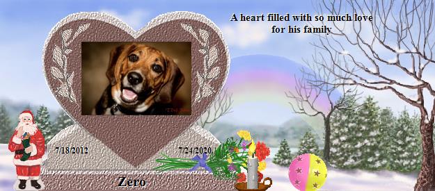 Zero's Rainbow Bridge Pet Loss Memorial Residency Image