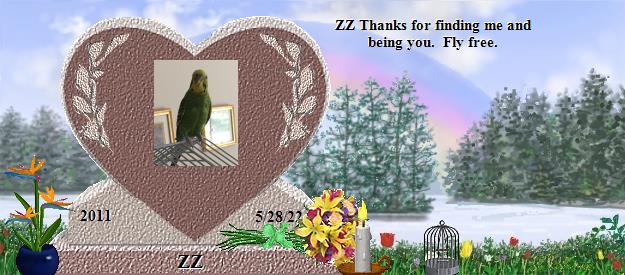 ZZ's Rainbow Bridge Pet Loss Memorial Residency Image