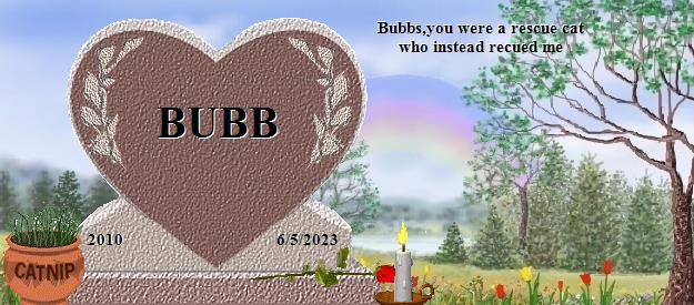 BUBB's Rainbow Bridge Pet Loss Memorial Residency Image