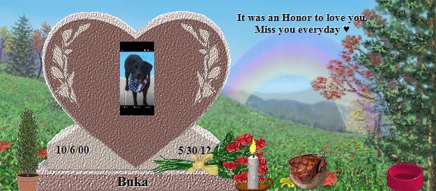 Buka's Rainbow Bridge Pet Loss Memorial Residency Image