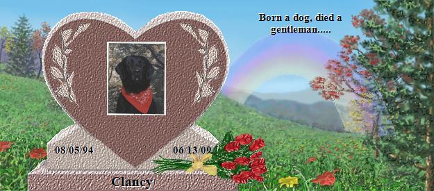 Clancy's Rainbow Bridge Pet Loss Memorial Residency Image