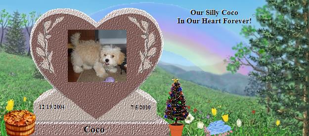 Coco's Rainbow Bridge Pet Loss Memorial Residency Image