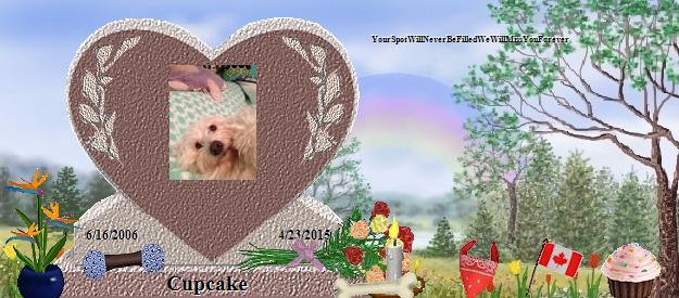 Cupcake's Rainbow Bridge Pet Loss Memorial Residency Image