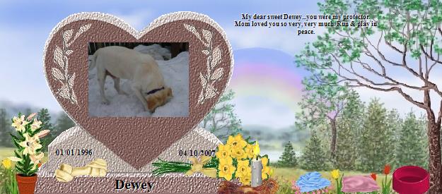 Dewey's Rainbow Bridge Pet Loss Memorial Residency Image