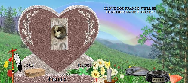 Franco's Rainbow Bridge Pet Loss Memorial Residency Image