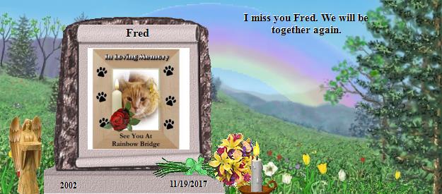 Fred's Rainbow Bridge Pet Loss Memorial Residency Image