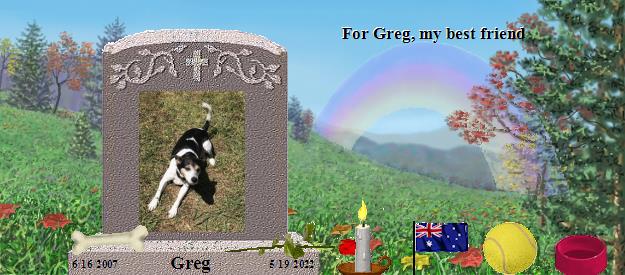 Greg's Rainbow Bridge Pet Loss Memorial Residency Image