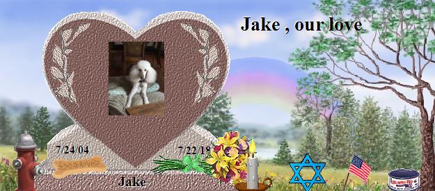 Jake's Rainbow Bridge Pet Loss Memorial Residency Image