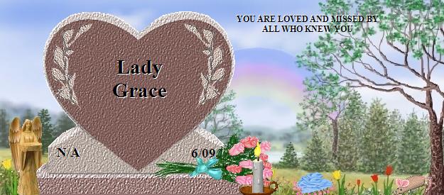 Lady Grace's Rainbow Bridge Pet Loss Memorial Residency Image
