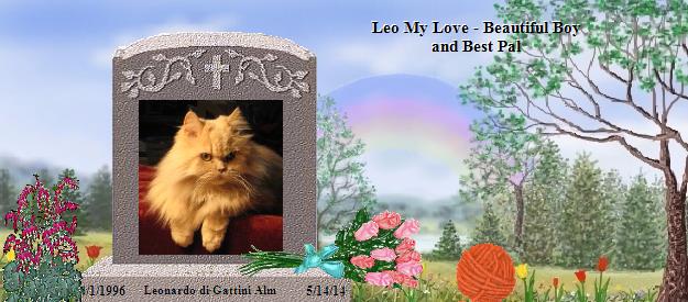 Leonardo di Gattini Alm's Rainbow Bridge Pet Loss Memorial Residency Image