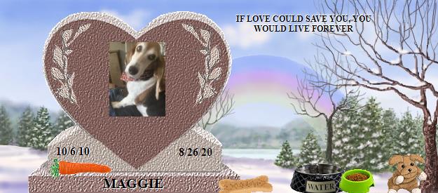 MAGGIE's Rainbow Bridge Pet Loss Memorial Residency Image