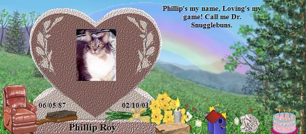 Phillip Roy's Rainbow Bridge Pet Loss Memorial Residency Image