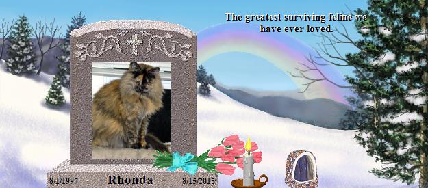 Rhonda's Rainbow Bridge Pet Loss Memorial Residency Image