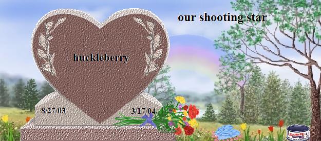 huckleberry's Rainbow Bridge Pet Loss Memorial Residency Image