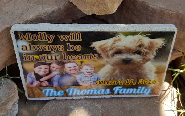 Pet Memory Stones stone thickness