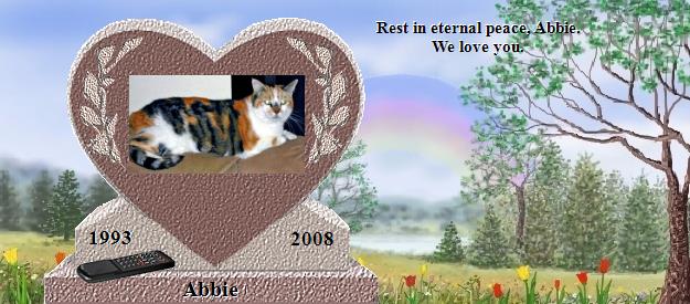Abbie's Rainbow Bridge Pet Loss Memorial Residency Image