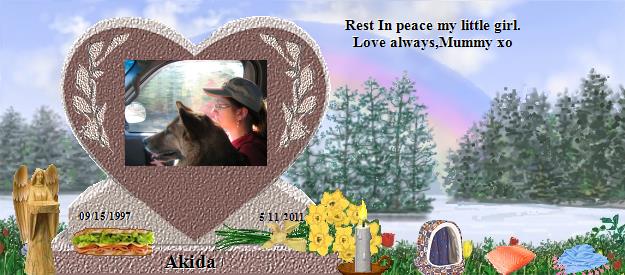 Akida's Rainbow Bridge Pet Loss Memorial Residency Image