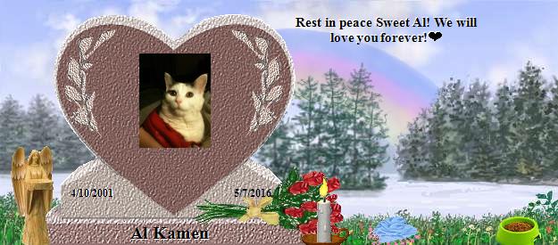 Al Kamen's Rainbow Bridge Pet Loss Memorial Residency Image