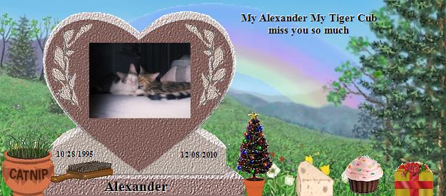 Alexander's Rainbow Bridge Pet Loss Memorial Residency Image