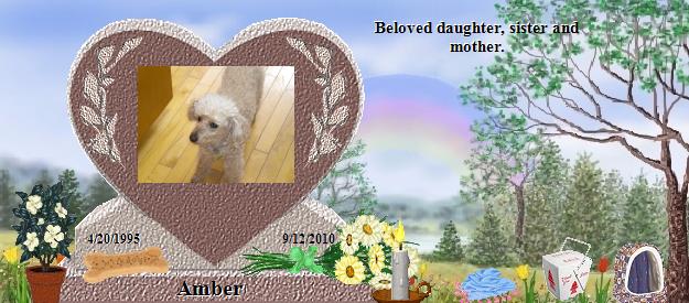 Amber's Rainbow Bridge Pet Loss Memorial Residency Image