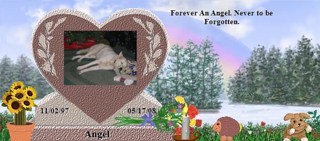 Angel's Rainbow Bridge Pet Loss Memorial Residency Image